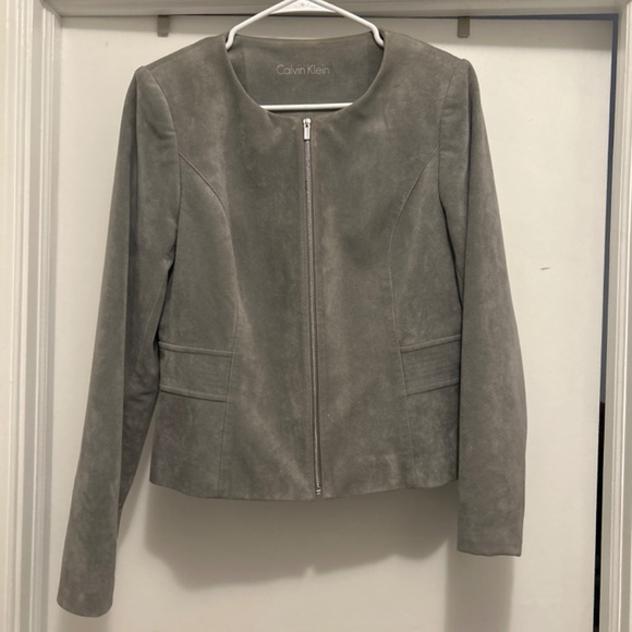 Calvin Klein Suede Jacket - Picture 6 of 6
